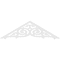 Ekena Millwork Pitch Athens Architectural Grade PVC Gable Pediment, 48"W x 14"H x 1"P (7/12) GPP048X014X100ATH - alternate 5